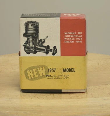 Fox 35 C/L "Stunt", Includes Yellow Ribbon Annouincing "NEW 1957 Model"  - Image 1 of 4