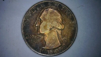 1950 S over D Washington Quarter error coin with DDO DDR - Image 1 of 4