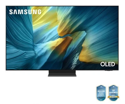 Samsung Smart TV 77 Pollici 4K Ultra HD OLED Tizen Nero QE77S95FATXZT Serie 9 - Immagine 1 di 4