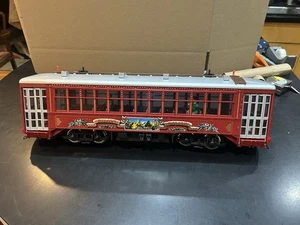 LGB 22382, New Orleans Christmas Street Car, Sound, Lights, MTS, G Scale, Rare - Picture 1 of 17