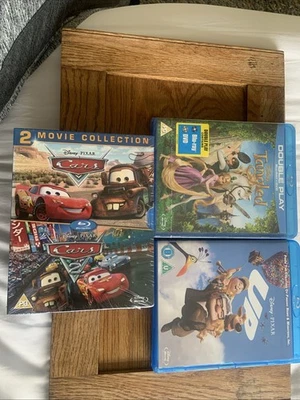 Disney Blu-ray Bundle Cars Tangled Up - Image 1 of 4