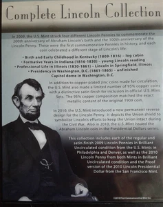 USA komplette Lincoln Sammlung 2009 - 2010 - Bild 1 von 12