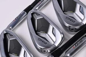 Ping G430 Irons / 6-PW+50 / Red Dot / Regular Flex Ping Alta CB Black AWT Shafts - Picture 1 of 7