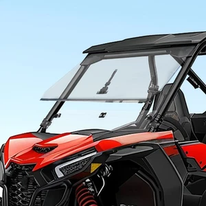 2-IN-1 Coated Windshield Flip Scratch Resistant For Honda Talon 1000X1000R 2019+ - Picture 1 of 21