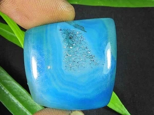 Druzy Agate Healing fancy Cabochon Loose Gemstone 29X29X07MM - Picture 1 of 9