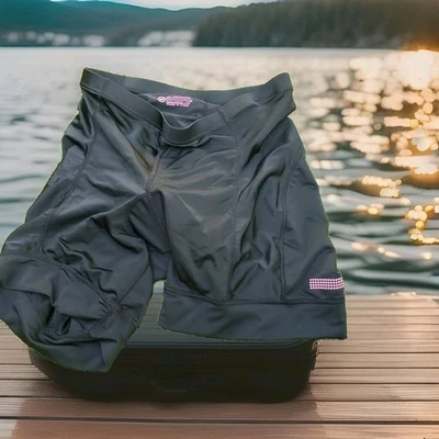 Pantalones Cortos de Bicicleta Acolchados Canari para Mujer Ciclismo NEGRO Talla XL  Foto 1 de 4