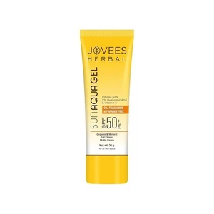 Jovees Herbal Sun Aqua Gel FPS 50 PA+++ | Textura ligera, similar al agua | 1% H - Imagen 1 de 4