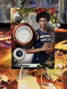 2025-26 Topps Holiday Joan Beringer Patch RC #PR-JI Timberwolves - Picture 1 of 2