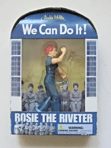 Archie McPhee Rosie The Riveter Actionfigur Neu Versiegelt - Bild 1 von 4