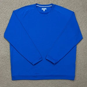 Peter Millar Crown Sport Mens Cradle Performance Crewneck Sweater Blue Size 2XL - Picture 1 of 6