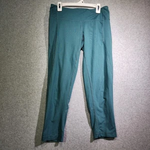 Leggings cortos Zella para mujer S verde azulado tiro alto rendimiento pantalones de yoga activos - Imagen 1 de 6