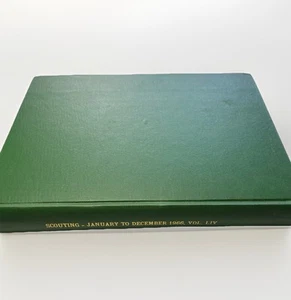 BSA 1966 Scouting Magazines bound in Green Cover Hardback Vol. LIV LB-244 - Picture 1 of 11