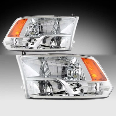 2pcs Headlights For 2009-2018 Dodge RAM 1500 2500 3500 09-18 Headlamp Assembly - Image 1 of 4