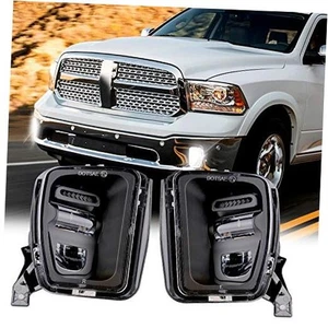  Faros antiniebla LED aprobados por el DOT faros antiniebla compatibles con camioneta Dodge Ram negra - Imagen 1 de 7