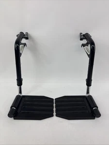 Used Invacare Economy Footrest for Standard Wheelchairs 1 Pair T93HEP - Picture 1 of 13