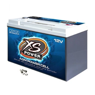XS Power D-Series 12V AGM Battery for C4500 C5500 Kodiak D250 W350 Single D3100 Foto 1 de 4