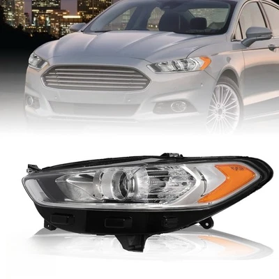 Faro halógeno izquierdo del conductor para Ford Fusion 2013 2014 2015 2016 Foto 1 de 4