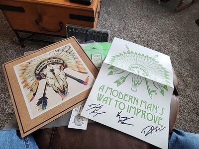 RSD 2020 Royal Horses BAND Signed Poster A Modern Man’s Way To Improve Lp  - Image 1 of 4