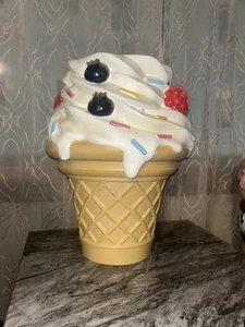 Viral Ice Cream Cone Stool Topped With Fruits - Ships Next Day! - Picture 1 of 6