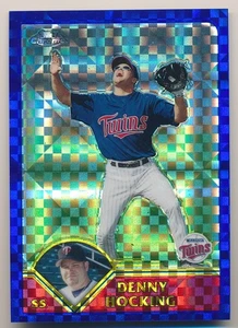 #42 DENNY HOCKING 2003 Topps Chrome X-FRACTOR XFRACTOR REFRACTOR 2/50 TWINS - Picture 1 of 2