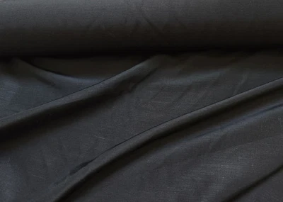 Natural Silk Linen Fabric 18 Momme 54'' Wide Blue Slubbed Silk Flax Material  - Image 1 of 4