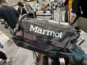 Marmot Long Hauler Travel Duffel Bag Dark Charcoal/blue Tint Style# 29250 - Picture 1 of 8