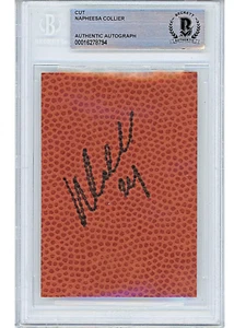 Napheesa Collier Signed Basketball Cut Slab WNBA Lynx NCAAW UConn Beckett Auto - Picture 1 of 4