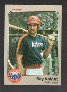 1983 Fleer #453 Ray Knight Near mint or better