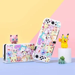 Nintendo Switch OLED Shell Cute Accessories Case Cover For Joycon Controller - Picture 1 of 15