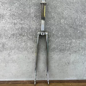 Vintage Schwinn Continental Fork 27 in Chrome 1 in Threaded 8" Chrome Tall - Picture 1 of 23