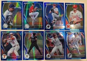 Panini Prizm Draft 2021 lámina azul - lote de 8 tarjetas - éxitos raros - radiocontrol de novatos - Imagen 1 de 3