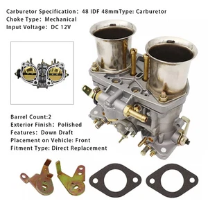 48IDF Carburetor AirHorn 19030.021 For VW Beetle For Fiat For Porcshe S12 - Picture 1 of 16