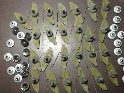 25pcs NOS fender quarter door moulding clips sealer nuts 1-1/4" to 1-1/2" Ford - Image 1 of 4