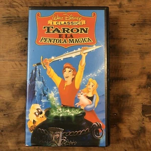 VHS Animazione Walt Disney I Classici TARON E LA PENTOLA MAGICA 1998 VS 4738 . - Foto 1 di 5
