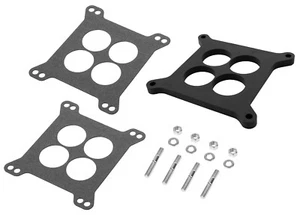 Kit espaciador de carbohidratos aislante térmico fenólico de 1/2" - 4 orificios - Holley Edelbrock - Imagen 1 de 1