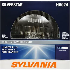 SYLVANIA H6024 SilverStar 7"Round High Performance Halogen Sealed Beam Headlight - Picture 1 of 9