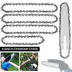 5Pcs Mini Chainsaw Saw Chain With Replacement Saw Chain Bar 4/6Inch Metal Guide