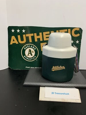 Oakland A’s Green & Beige Coleman Thermos Cooler W/ Wrist Strap & Bonus 🔥🔥🔥 - Image 1 of 4