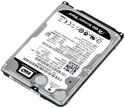 Disco Rigido WD SCORPIO BLACK WD2500BEKT 250GB 7200RPM 16MB SATA II 2.5" - Immagine 1 di 3