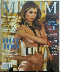 Maxim June July 2016 Stella Maxwell The Hot 100 Beautiful Women FREE SHIPPING sb - Picture 1 of 1