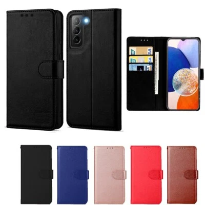 Para Samsung A15 5G Galaxy A15 Teléfono Cubierta Cuero Abatible Gel Tarjeta Billetera Libro Estuche Foto 1 de 4