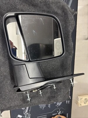 Espejo retrovisor lateral LH Power plegable manualmente negro para Ford E-150/E-250 2003-2013 Foto 1 de 4