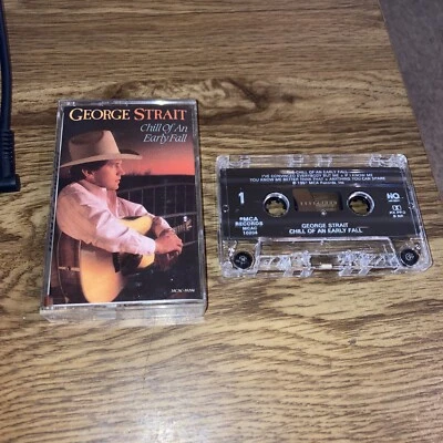 George Strait Chill of an Early fall Cassette, 1991 MCA - Image 1 of 3