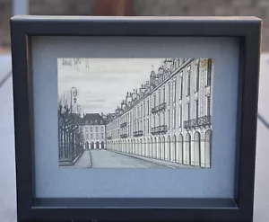 Litografía a color Bernard Buffet "PARIs LA PLACE DES VOSGES" impresión firmada 1956 - Imagen 1 de 9