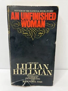 An Unfinished Woman, A Memoir By Lillian Hellman 1969 Bantam Books Paperback - Picture 1 of 8