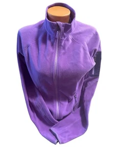 Marmot Jacket Women’s Medium Polartec Purple Full Zip Hiking Outdoors Fleece - Picture 1 of 18