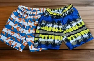 Lot Of 2 boys swim trunks Size 11/12 - Picture 1 of 1