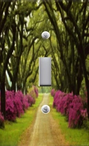 Light Switch Plate Switchplate Cover COUNTRY PATH PURPLE AZALEAS ~ - Picture 1 of 22