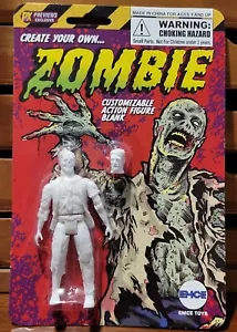 Crea il tuo Zombie Personalizzabile Vuoto 4" Action Figure Nuovo In Confezione - Foto 1 di 6
