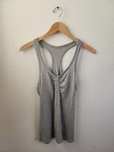 Splendid Racerback Tank Top Gray Medium - Picture 1 of 5